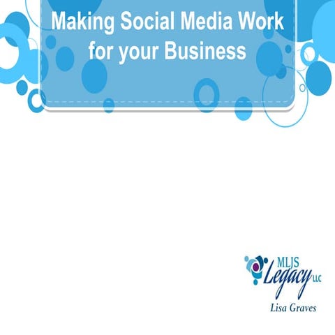 Making Social Media Work for Your Business