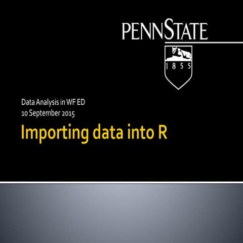 WF ED 540 - Class Meeting 3 - Fall Semester 2017