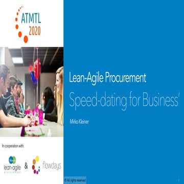 Lean Procurement Canvas v1.23-en Cheat Sheet | PDF