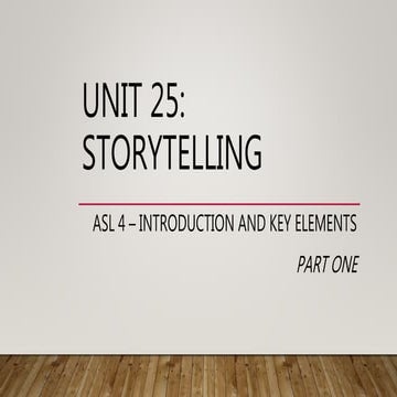 U25 intro & key elements