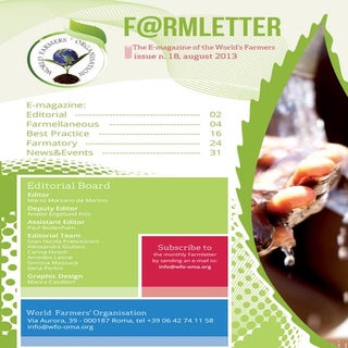 Wolrd Farmers´ Organization. Farmle...