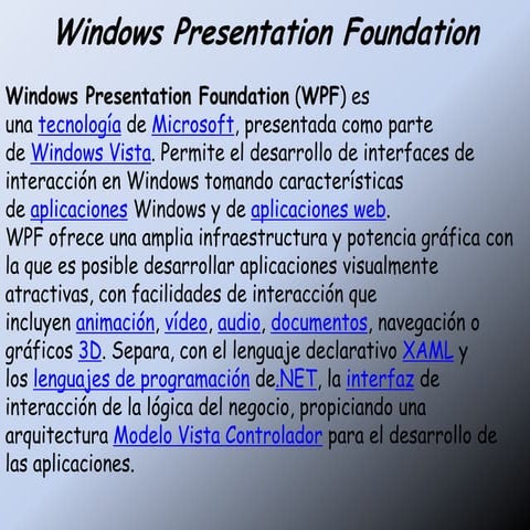 WPF Windows Presentation Foundation.By Henry | PPT