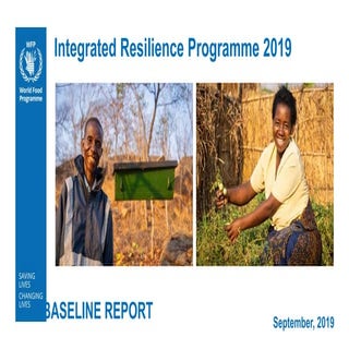 WFP Resilience Monitoring Results Chikwawa and Mangochi_presented by Blessing...
