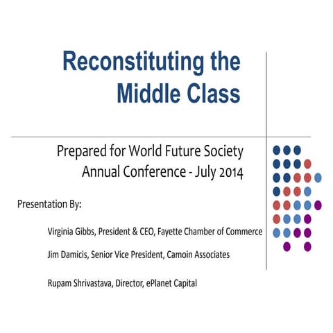 Reconstituting the Middle Class