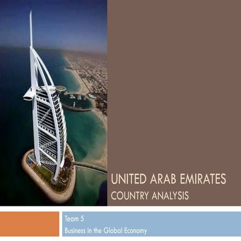 The uae economy | PPTX