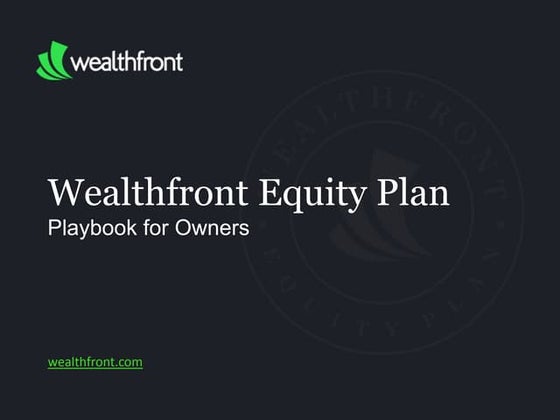 Wealthfront Equity Plan