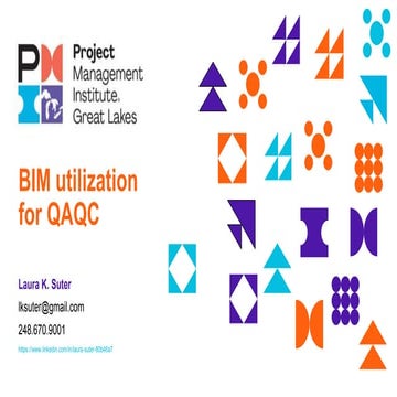 PMIGLC CQM Discussion Panel on BIM4CQM-Laura Suter