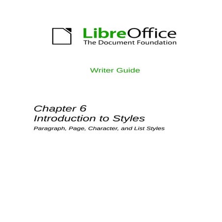 Libre Office Writer Lesson 3: Using Styles and Templates | PPTX