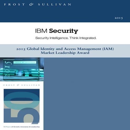 2015 Global Identity and Access Management (IAM) Market Leadership Award
