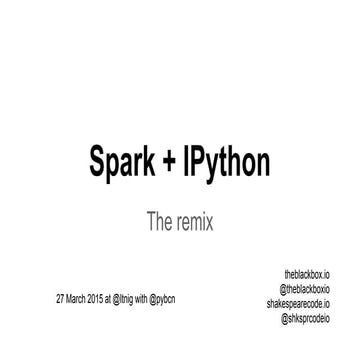 Spark + i python
