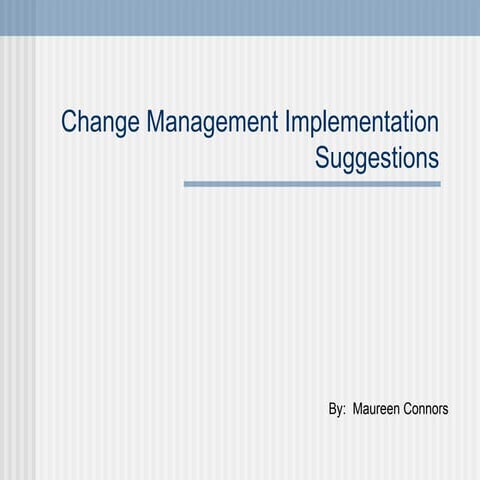 Change Management - ITIL