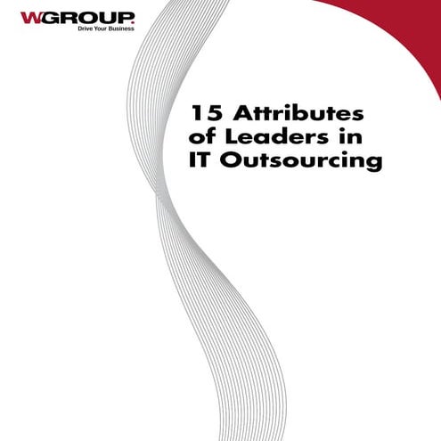15 attributes of leaders in IT outsourcing