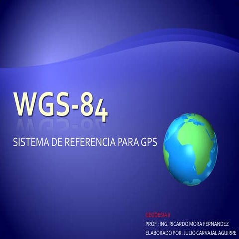 Wgs 84-uaca | PPTX