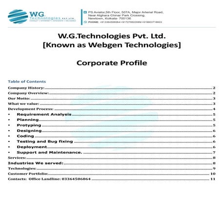 Webgen Technologies Pvt. Ltd.