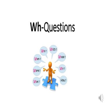 WH Questions | PPTX