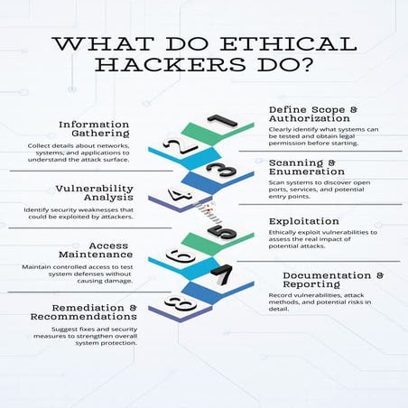 What do ethical hackers do? Learn ethical hacking at: https://www ...