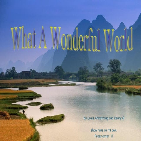 What A Wonderful World
