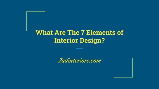 Lokesh accommodation elements of interior design ppt | PPT