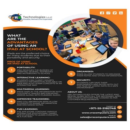 What are the Advantages of using an iPad at School?