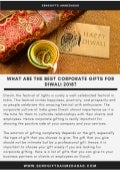 SendGifts Ahmedabad - What Are the Best Corporate Gifts for Diwali 2018?