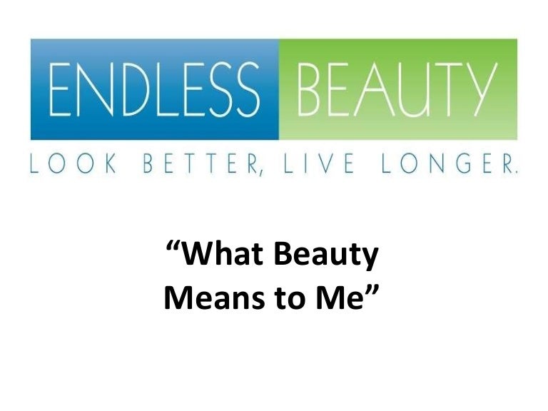 What Beauty Means To Me