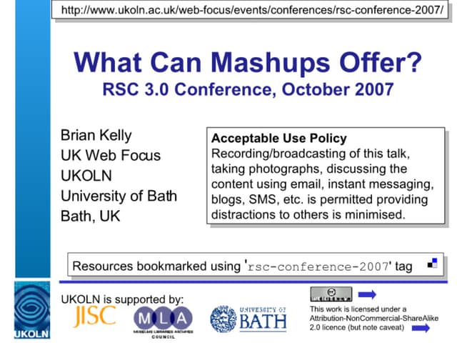 What Can Mashups Offer?