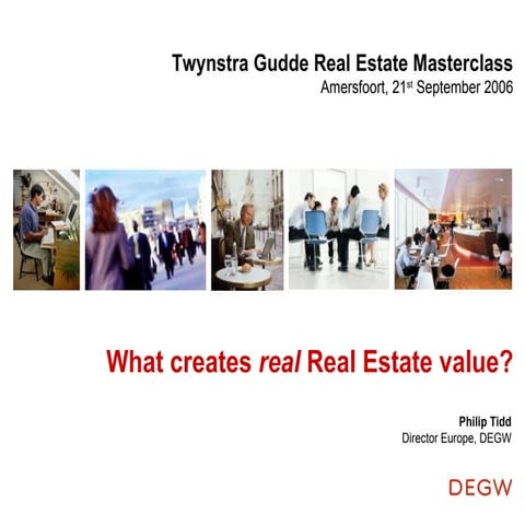What creates real Real Estate value?