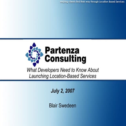 What Developers Need To Know About LBS