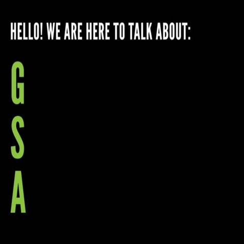 What Does GSA Stand For?