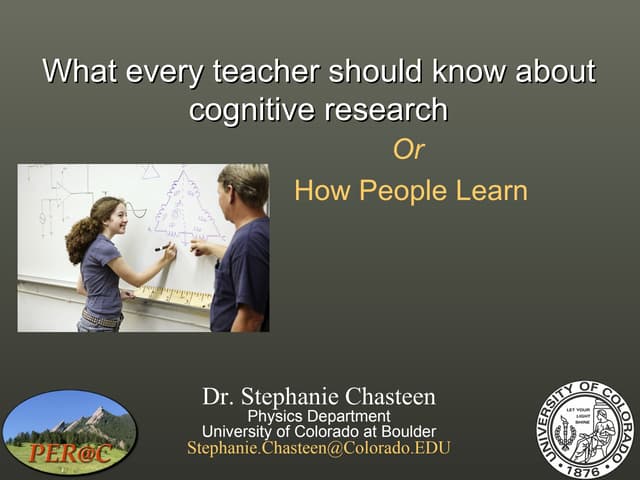What every teacher should know about cognitive science