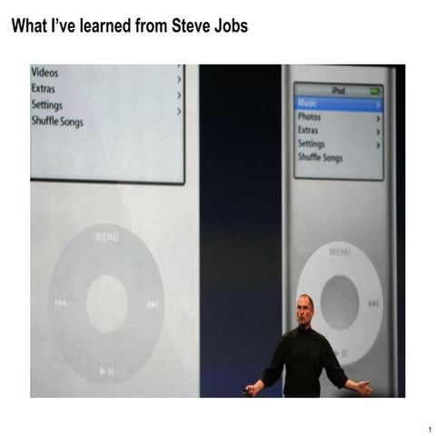 What I Learned From Steve Jobs