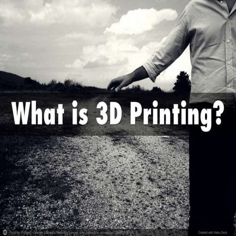 What is 3D Printing?