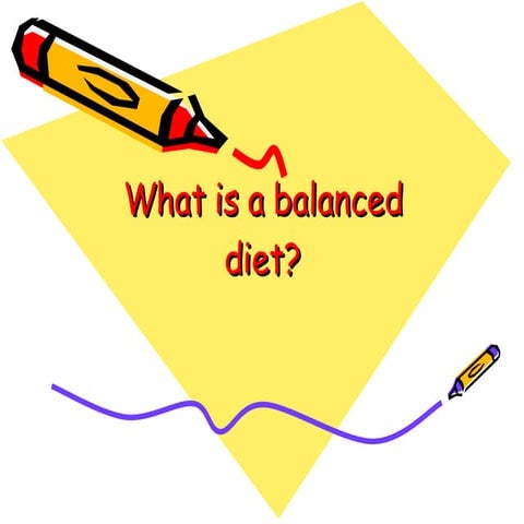 What Is A Balanced Diet