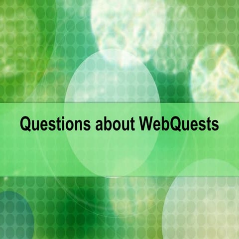 What Is A Webquest