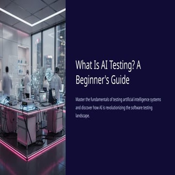 AI Agent Testing: Recommended frameworks | PDF