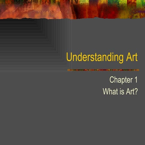 What is Art chapter1