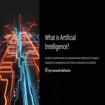 What is Artificial Intelligence? A Beginner's Guide