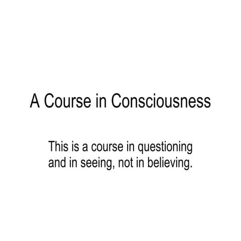What is Consciousness?