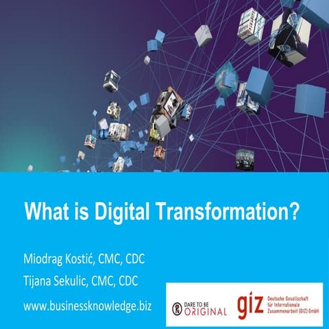What is digital transformation training interactive workshop belgrade serbia
