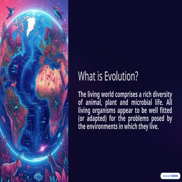 History of Evolution | PPT