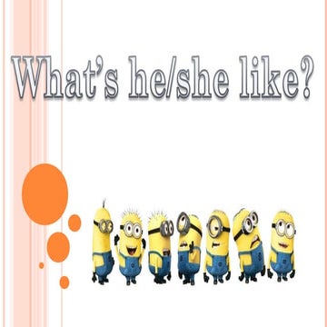 What is-he she-like