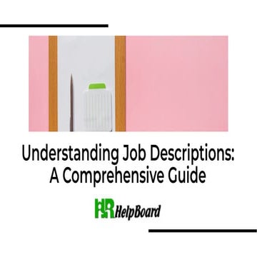 What is Job Description in HRM, Its Meaning and Definition | PPTX