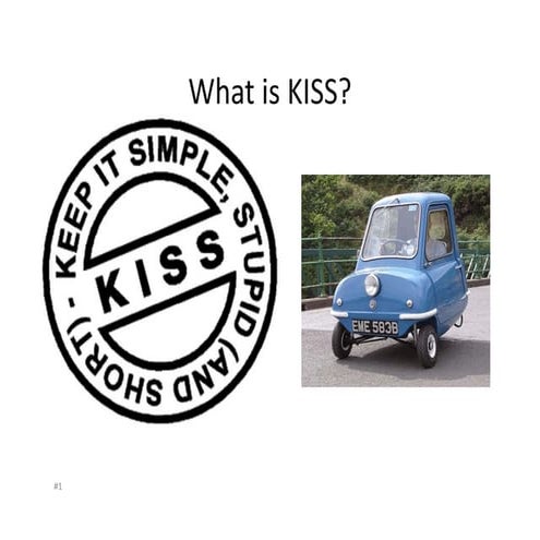 What is the KISS principle