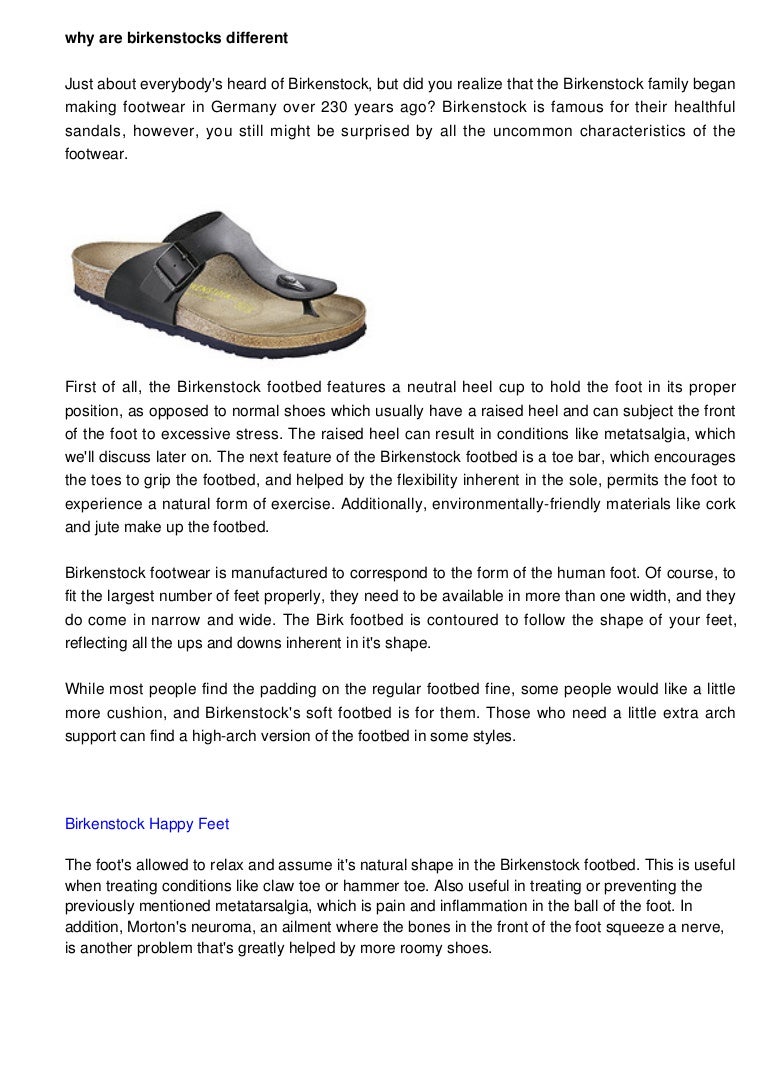 birkenstock for high arches