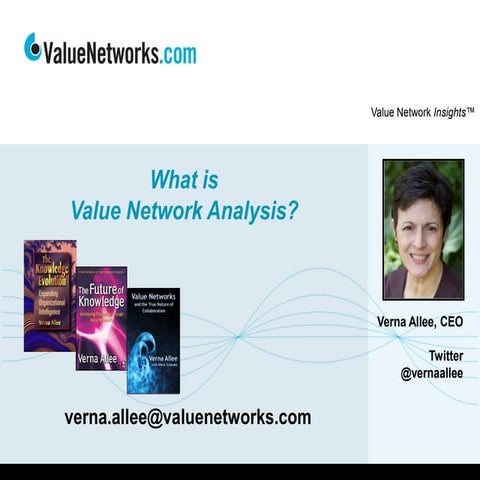 What is-value-network-analysis