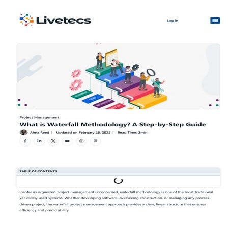Waterfall Methodology: A Step-by-Step Project Approach