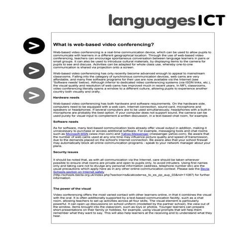 What is web-based video conferencing?