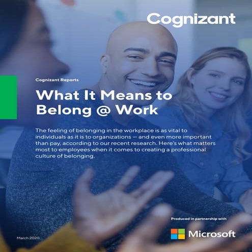 What It Means to Belong at Work