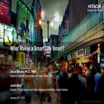 Webinar: What Makes a Smart City Smart
