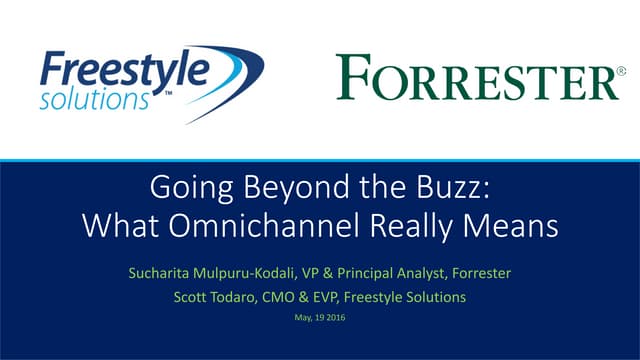 What Omnichannel Really Means - For...